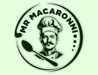 MR MACARONNI - projektowanie logo - konkurs graficzny